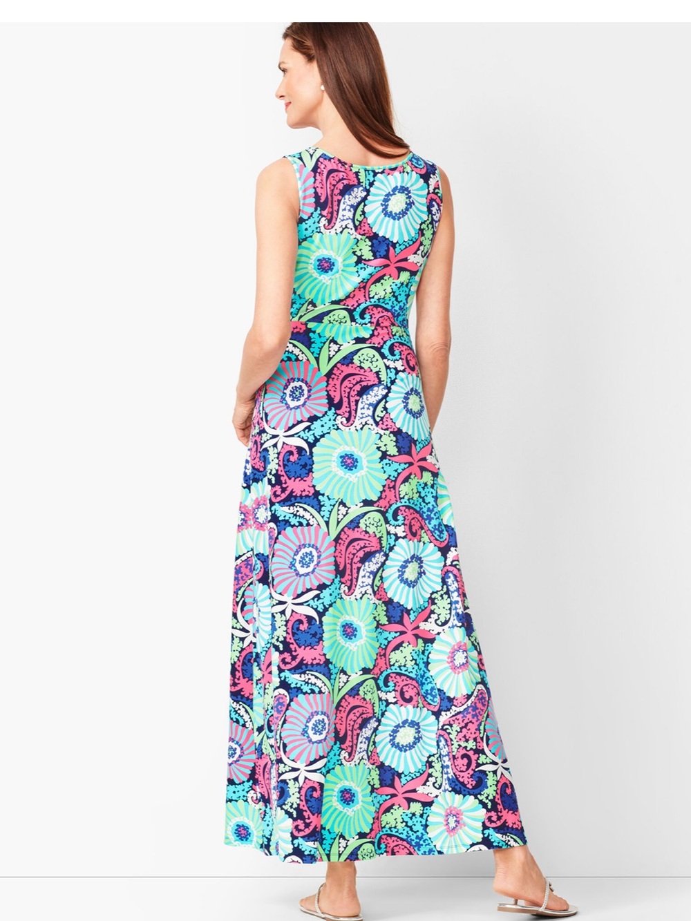 Talbots Floral Maxi Dress - Picture 2 of 5